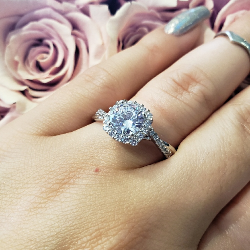 Swarovski sterling silver ring